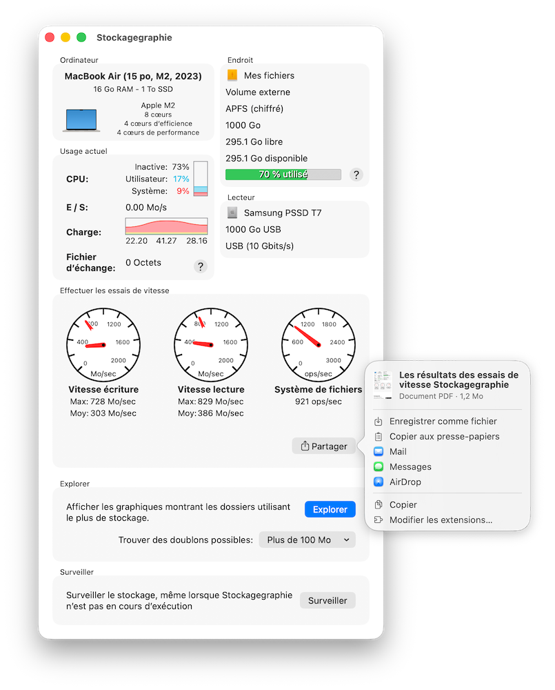 Les essais de vitesse